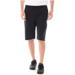 Champion, Stijlvolle Sportieve Shorts voor Mannen Zwart, Heren, Maat:L