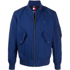 Tommy Hilfiger, Jassen Blauw, Heren, Maat:M