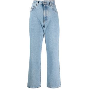 Gcds, Jeans, Dames, Blauw, W29, Katoen, Straight Jeans
