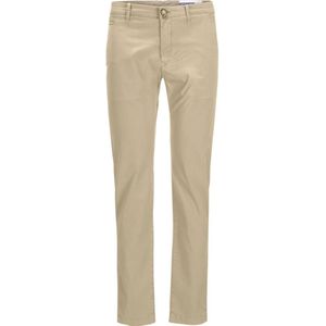 Jacob Cohën, Broeken, Heren, Beige, W30, Slim Fit Bobby Chino Broek