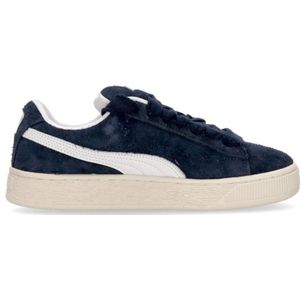 Puma, Schoenen, Heren, Blauw, 37 1/2 EU, Suède, Suede Hairy Club Lage Schoen