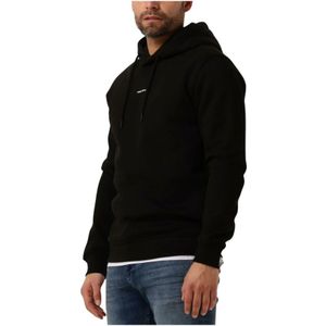 Pure Path, Sweatshirts & Hoodies, Heren, Zwart, L, Denim, Heren Logo Hoodie