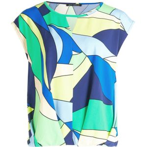 Betty Barclay, Blouses & Shirts, Dames, Veelkleurig, XL, Elastische Blouse Shirt Bloemenprint