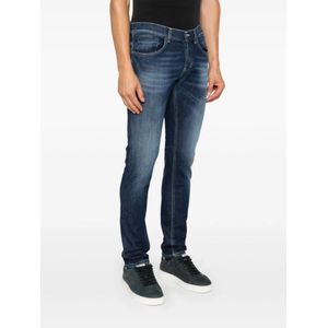 Dondup, Jeans, Heren, Blauw, W31, Denim, Blauwe Denim Skinny Broek