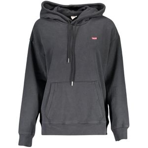 Levi's, Hoodies Zwart, Dames, Maat:S