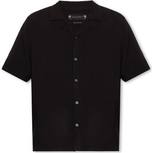 AllSaints, Overhemden, Heren, Zwart, 2Xl, Venice relaxed-fit shirt
