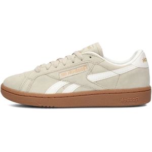 Reebok, Schoenen, Dames, Beige, 41 EU, Suède, Beige Suède Lage Top Sneakers