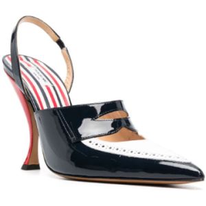 Thom Browne, Schoenen, Dames, Zwart, 36 1/2 EU, Platte schoenen voor vrouwen