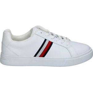 Tommy Hilfiger, Modieuze Sportschoenen Wit, Dames, Maat:39 EU