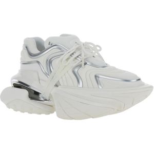 Balmain, Schoenen, Heren, Wit, 44 EU, Witte Sneakers Unicorn Wave Neopreen