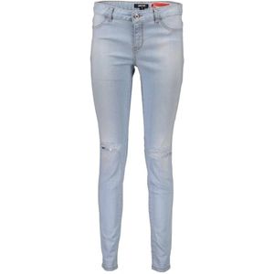 Just Cavalli, Jeans, Dames, Blauw, W28, Katoen, Faded Worn Cotton Jeans