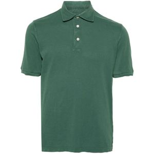 Fedeli, Bosgroene Polo Shirt Groen, Heren, Maat:3XL