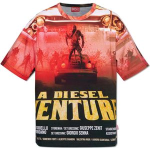 Diesel, T-Boxt-Adventure T-shirt Veelkleurig, Heren, Maat:S