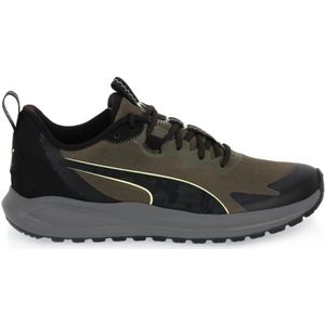 Puma, Trail Runner Sneakers Groen, Heren, Maat:46 EU