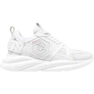 Philipp Plein, Sneakers Wit, Heren, Maat:43 EU