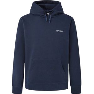 Pepe Jeans, Hoodies Blauw, Heren, Maat:L