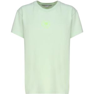 Stella McCartney, Tops, Dames, Groen, S, Katoen, Groene biologisch katoenen T-shirts en Polos