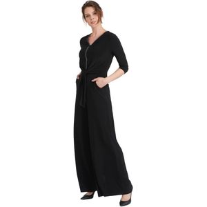 Joseph Ribkoff, Elegante Dames Jumpsuit 203218 11 Zwart, Dames, Maat:L