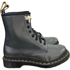 Dr. Martens, Vegan Alumix Hex Emboss Laarzen Zwart, Dames, Maat:37 EU