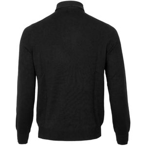 Gran Sasso, Tops, Heren, Zwart, 3Xl, Wol, Merinowollen Polo Trui