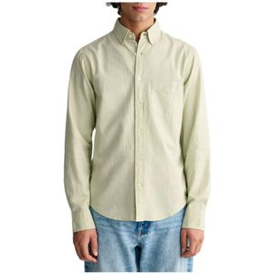 Gant, Overhemden, Heren, Groen, 3Xl, Katoen, Klassieke Oxford Overhemd