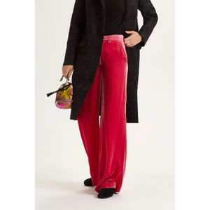 Maliparmi, Broeken, Dames, Roze, XS, Fluid Velvet Broek