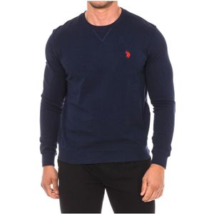 U.s. Polo Assn., Truien, Heren, Blauw, 2Xl, Katoen, Ronde Hals Sweater