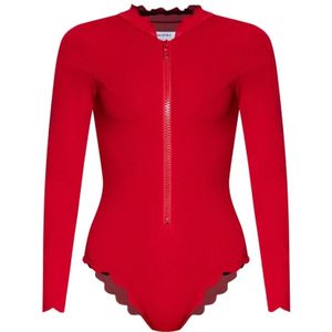 Marysia, Sea Rashguard uit één stuk zwempak Rood, Dames, Maat:S