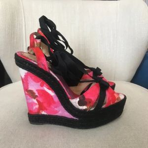 Christian Louboutin Pre-owned, Pre-owned, Dames, Roze, 39 EU, Pre-owned Leather sandals