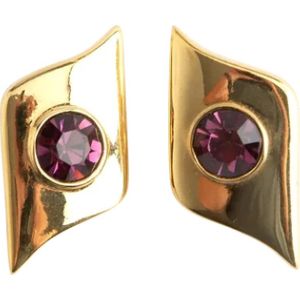 Givenchy Pre-owned, Pre-owned Metal earrings Geel, Dames, Maat:ONE Size