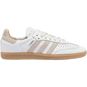 Adidas Originals, Leren Sneakers Geïnspireerd door Los Angeles Voetbalcultuur Wit, Dames, Maat:43 EU