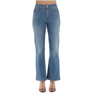 Stella McCartney, Jeans, Dames, Blauw, W28, Katoen, Flared Jeans
