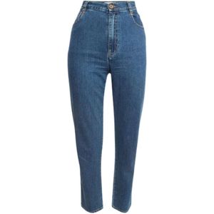 Chloé Pre-owned, Pre-owned Denim jeans Blauw, Dames, Maat:M