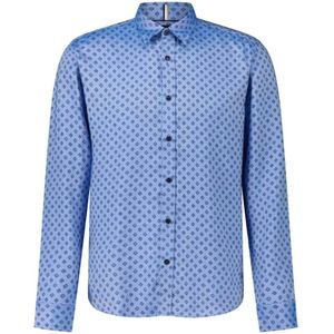 Hugo Boss, Overhemden, Heren, Veelkleurig, 3Xl, Geometrisch Patroon Overhemd Liam