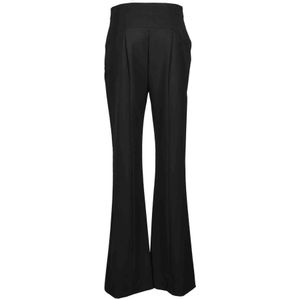 Pinko, Broeken, Dames, Zwart, M, Polyester, Elegante Stretchbroek