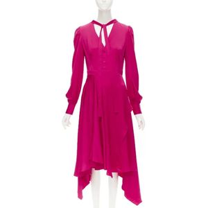 Alexander McQueen Pre-owned, Pre-owned Silk dresses Roze, Dames, Maat:M