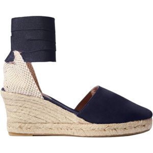 Scarosso, Blauwe Suède Espadrilles Blauw, Dames, Maat:35 EU