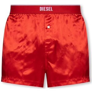 Diesel, Badkleding, Heren, Rood, L, Zijden boxershorts