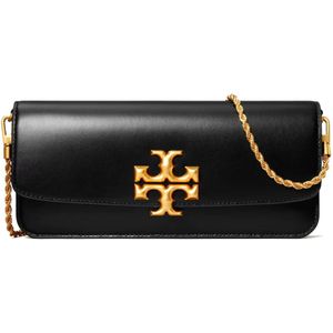 Tory Burch, Tassen, Dames, Zwart, ONE Size, Eleanor Clutch Tas