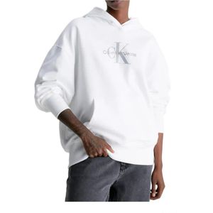 Calvin Klein, Sweatshirts & Hoodies, Dames, Wit, L, Archief Monoloog Hoodie