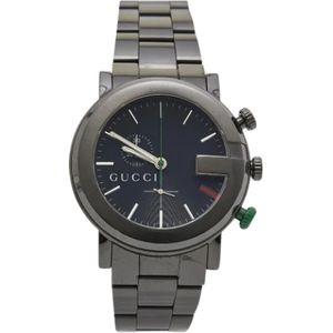 Gucci Vintage, Pre-owned Stainless Steel watches Zwart, Dames, Maat:ONE Size