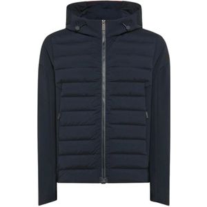 Rrd, Gewatteerde Hooded 100g Puffer Jacket Blauw, Heren, Maat:M