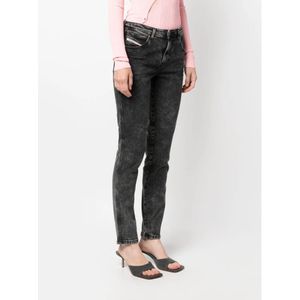 Diesel, Jeans, Dames, Grijs, W26, Denim, Babhila Slim-Fit Jeans