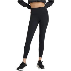 New Balance, Broeken, Dames, Zwart, S, Polyester, Slim Fit Leggings met Quick Dry Technology