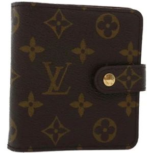 Louis Vuitton Vintage, Pre-owned Canvas wallets Bruin, Dames, Maat:ONE Size