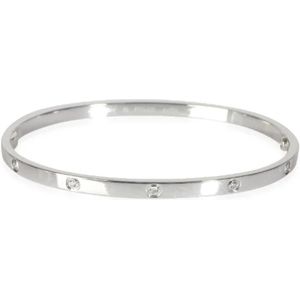 Cartier Vintage, Pre-owned, Dames, Grijs, ONE Size, Pre-owned White Gold bracelets