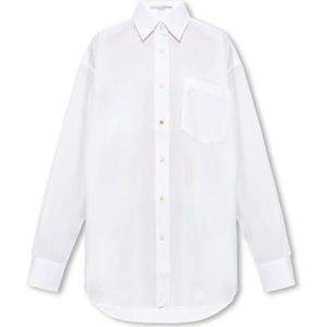 Stella McCartney, Blouses & Shirts, Dames, Wit, XS, Katoen, Oversized shirt