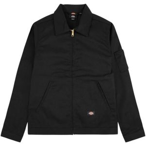 Dickies, Klassieke Eisenhower Jas Zwart, Dames, Maat:XL