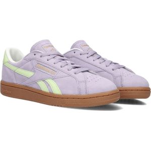 Reebok, Schoenen, Dames, Paars, 40 EU, Suède, Paarse Suède Lage Sneakers