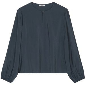 Marc O'Polo, Blouses & Shirts, Dames, Blauw, XS, Polyester, Losse blouse